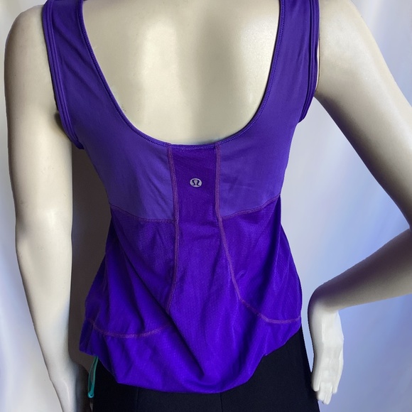 lululemon Purple/Blue Athletic Tank Top - Picture 3 of 5